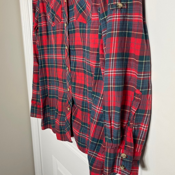 L.L Bean Plaid Long Sleeve Button Down - Picture 7 of 9